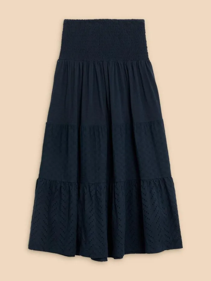 White Stuff SKIRTS Marissa Broderie Maxi Skirt Dark Navy 8211 Women White Stuff SKIRTS Marissa Broderie Maxi Skirt Dark Navy 8211 Women