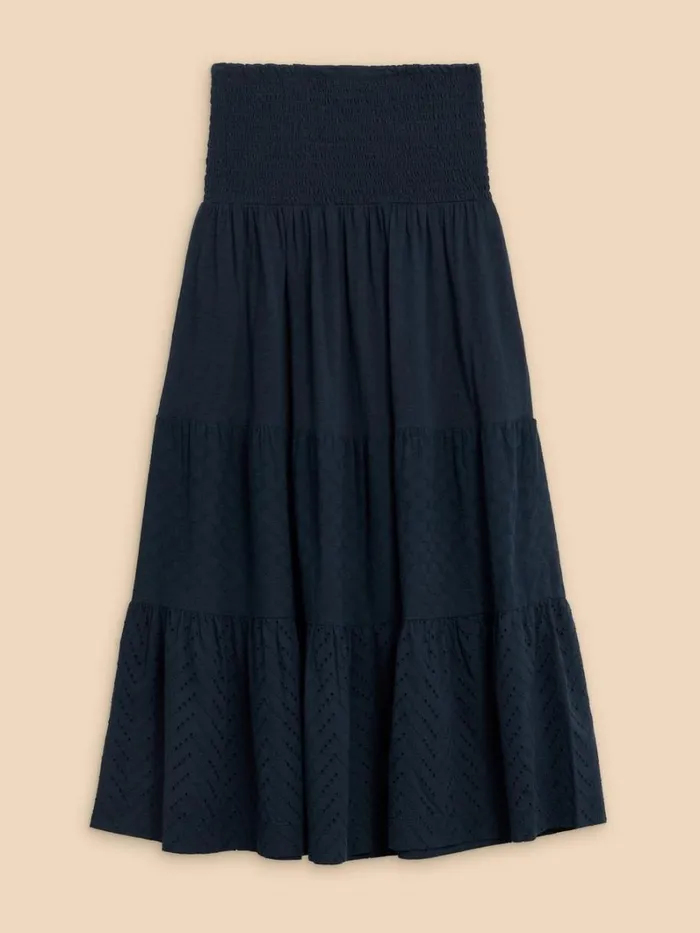 White Stuff SKIRTS Marissa Broderie Maxi Skirt Dark Navy 8211 Women White Stuff SKIRTS Marissa Broderie Maxi Skirt Dark Navy 8211 Women