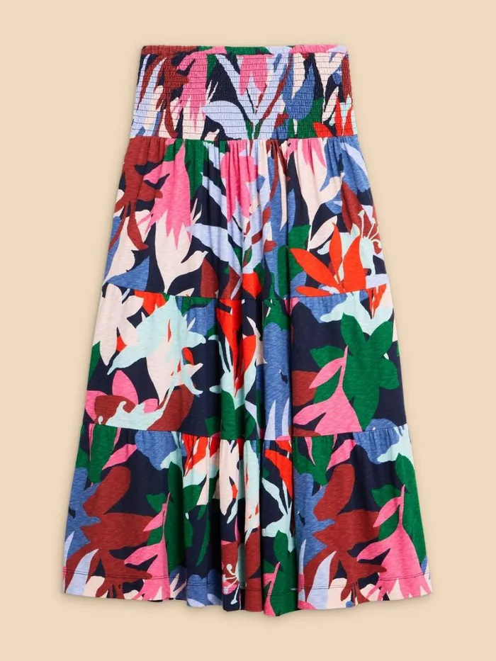 White Stuff SKIRTS Marissa Jersey Maxi Skirt Blue Print 8211 Women White Stuff SKIRTS Marissa Jersey Maxi Skirt Blue Print 8211 Women