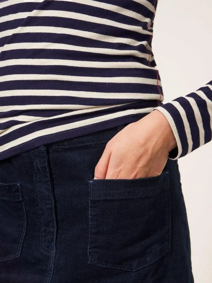 White Stuff SKIRTS Melody Organic Cord Skirt Dark Navy 8211 Women White Stuff SKIRTS Melody Organic Cord Skirt Dark Navy 8211 Women