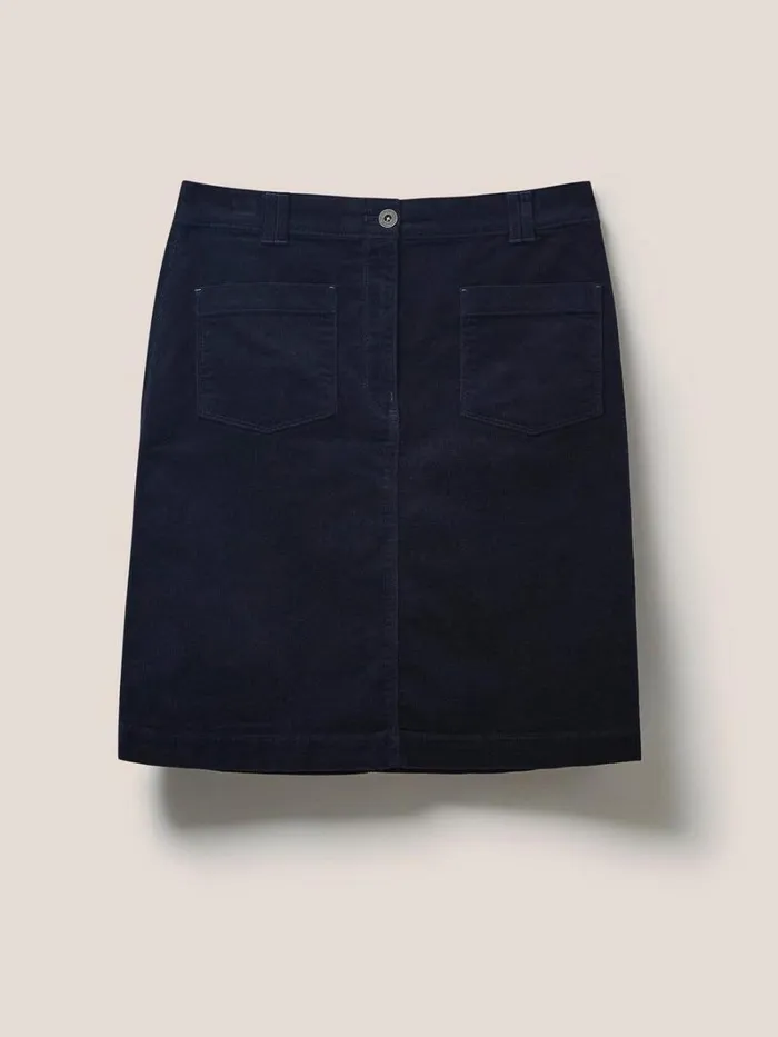 White Stuff SKIRTS Melody Organic Cord Skirt Dark Navy 8211 Women White Stuff SKIRTS Melody Organic Cord Skirt Dark Navy 8211 Women