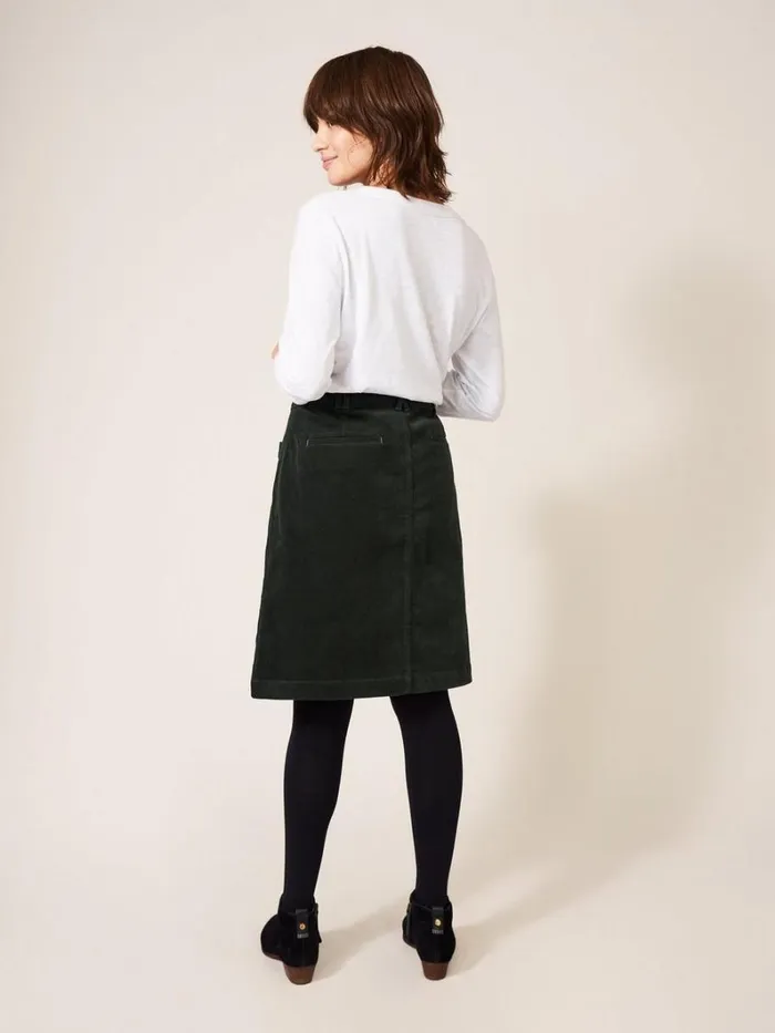 White Stuff SKIRTS Melody Organic Cord Skirt Khaki Green 8211 Women White Stuff SKIRTS Melody Organic Cord Skirt Khaki Green 8211 Women