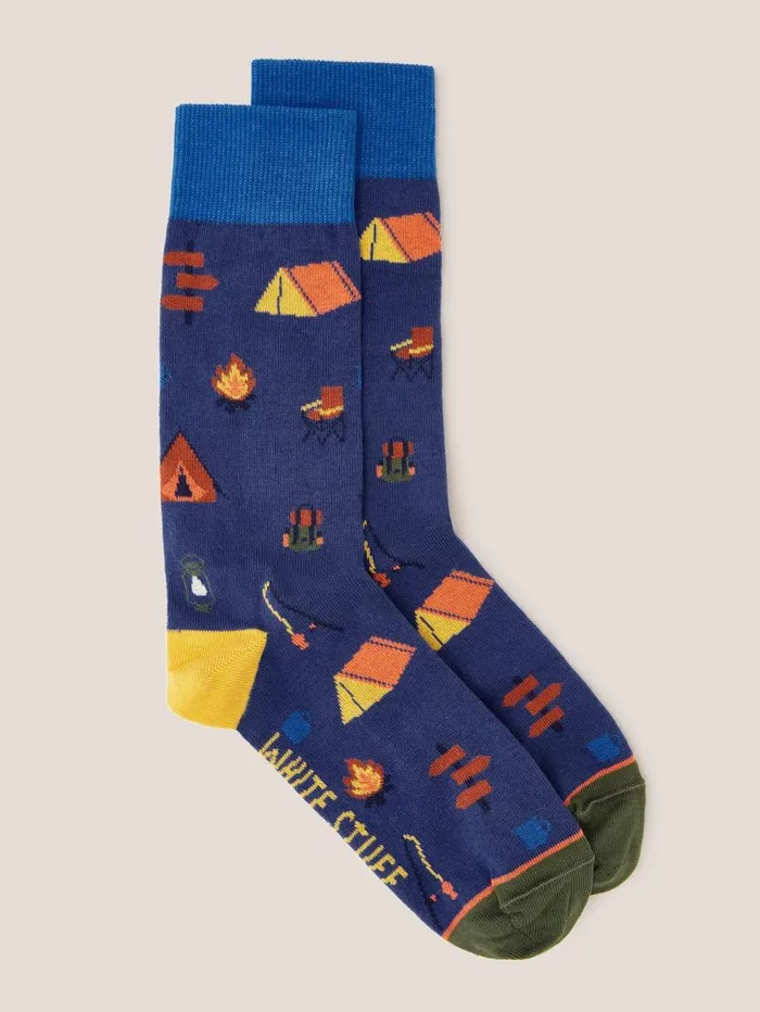 White Stuff SOCKS Campsite Ankle Sock Navy Multi 8211 Men White Stuff SOCKS Campsite Ankle Sock Navy Multi 8211 Men
