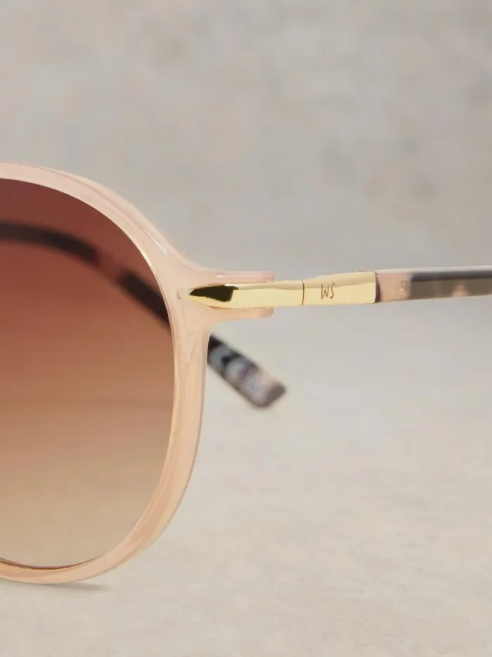 White Stuff SUNGLASSES Ali Preppy Round Sunglasses Natural Multi 8211 Women White Stuff SUNGLASSES Ali Preppy Round Sunglasses Natural Multi 8211 Women