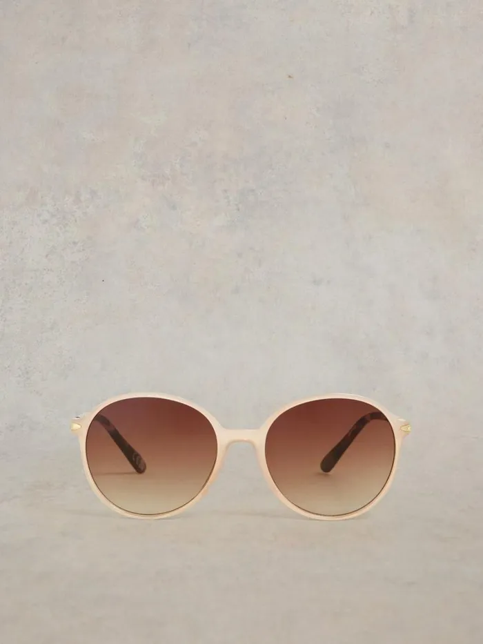 White Stuff SUNGLASSES Ali Preppy Round Sunglasses Natural Multi 8211 Women White Stuff SUNGLASSES Ali Preppy Round Sunglasses Natural Multi 8211 Women