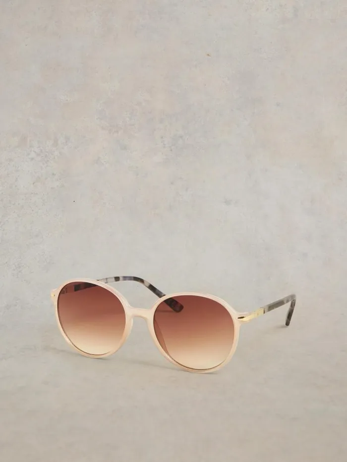 White Stuff SUNGLASSES Ali Preppy Round Sunglasses Natural Multi 8211 Women White Stuff SUNGLASSES Ali Preppy Round Sunglasses Natural Multi 8211 Women