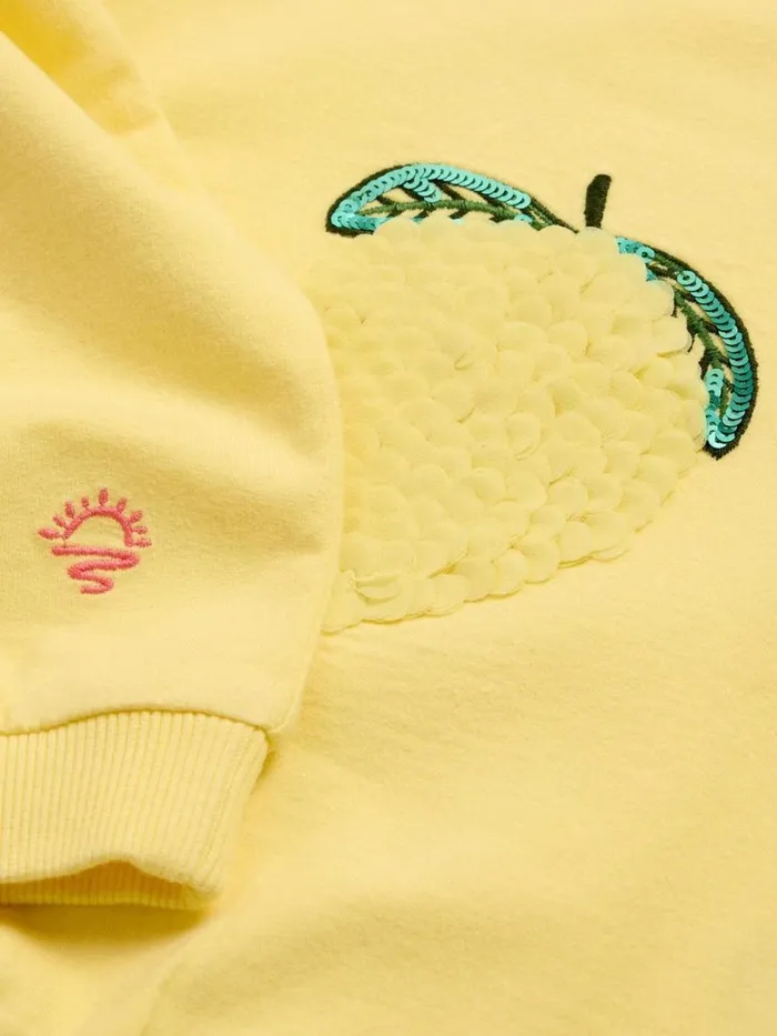 White Stuff SWEATS Lemon Sweat Bright Yellow 8211 Kids