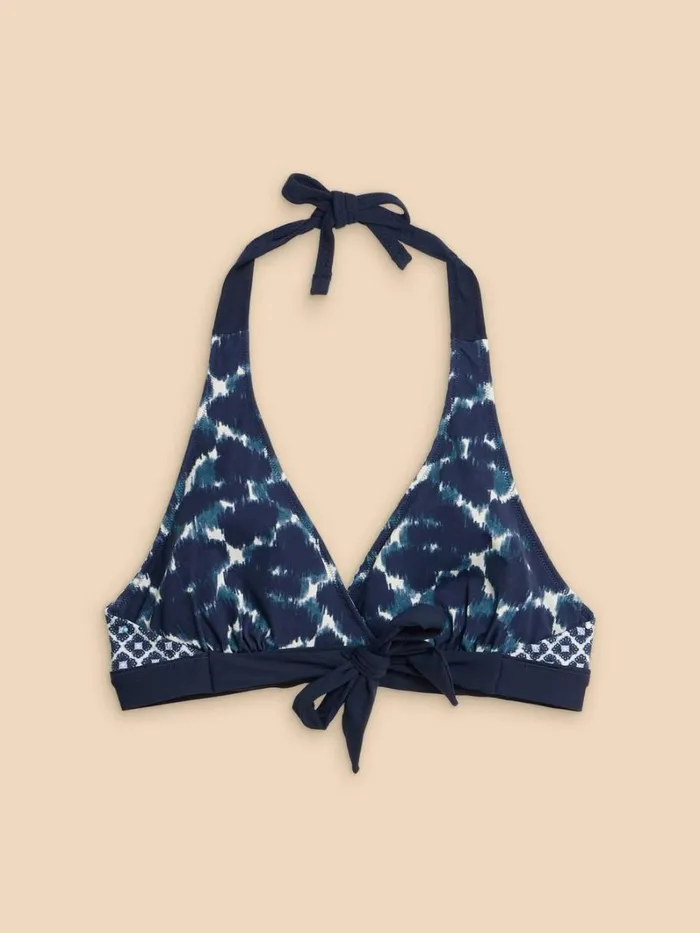 White Stuff SWIMWEAR Sunshine Reversible Halter Neck Bikini Top Navy Multi 8211 Women White Stuff SWIMWEAR Sunshine Reversible Halter Neck Bikini Top Navy Multi 8211 Women