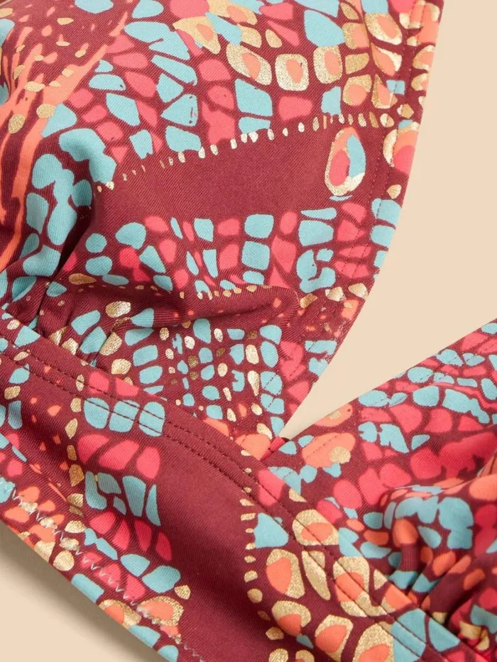 White Stuff SWIMWEAR Tabitha Bikini Top Red Print 8211 Women White Stuff SWIMWEAR Tabitha Bikini Top Red Print 8211 Women