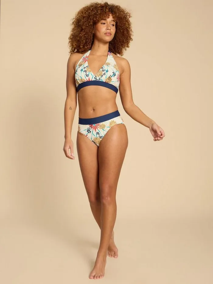 White Stuff SWIMWEAR Valley Bikini Bottom Ivory Multi 8211 Women