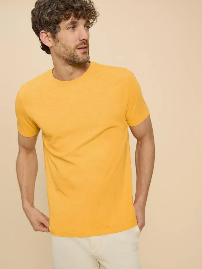 White Stuff TSHIRTS Abersoch Short Sleeve Tee Dark Yellow 8211 Men White Stuff TSHIRTS Abersoch Short Sleeve Tee Dark Yellow 8211 Men
