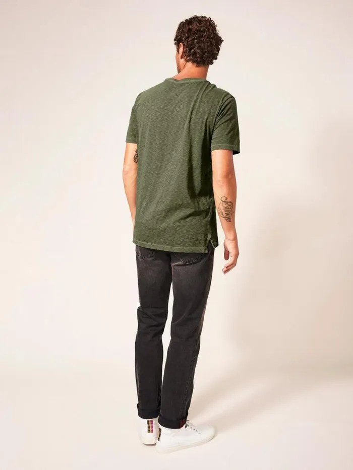 White Stuff TSHIRTS Abersoch Short Sleeve Tee Khaki Green 8211 Men White Stuff TSHIRTS Abersoch Short Sleeve Tee Khaki Green 8211 Men
