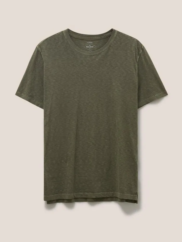 White Stuff TSHIRTS Abersoch Short Sleeve Tee Khaki Green 8211 Men White Stuff TSHIRTS Abersoch Short Sleeve Tee Khaki Green 8211 Men