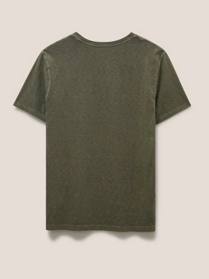 White Stuff TSHIRTS Abersoch Short Sleeve Tee Khaki Green 8211 Men White Stuff TSHIRTS Abersoch Short Sleeve Tee Khaki Green 8211 Men
