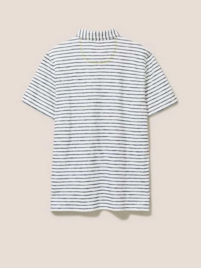 White Stuff TSHIRTS Fine Stripe Cotton Polo Shirt Natural White 8211 Men White Stuff TSHIRTS Fine Stripe Cotton Polo Shirt Natural White 8211 Men