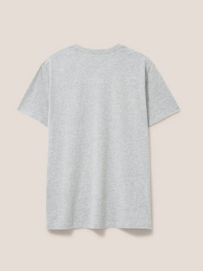 White Stuff TSHIRTS Fixed Gear Graphic Tee Grey Marl 8211 Men White Stuff TSHIRTS Fixed Gear Graphic Tee Grey Marl 8211 Men