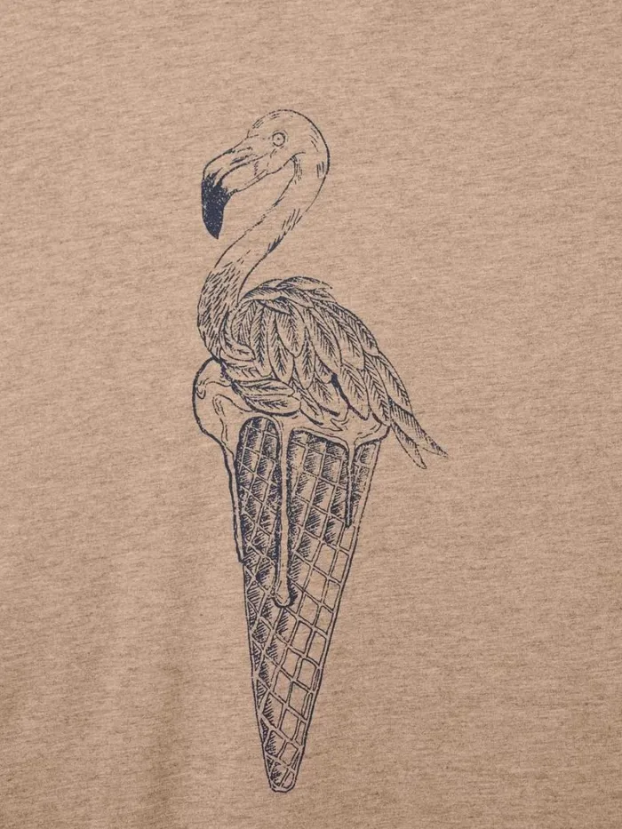 White Stuff TSHIRTS Ice Cream Flamingo Graphic Tee Mid Pink 8211 Men White Stuff TSHIRTS Ice Cream Flamingo Graphic Tee Mid Pink 8211 Men