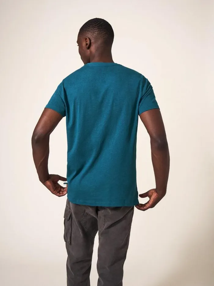 White Stuff TSHIRTS Pattern Fish Graphic Tshirt Mid Teal 8211 Men White Stuff TSHIRTS Pattern Fish Graphic Tshirt Mid Teal 8211 Men
