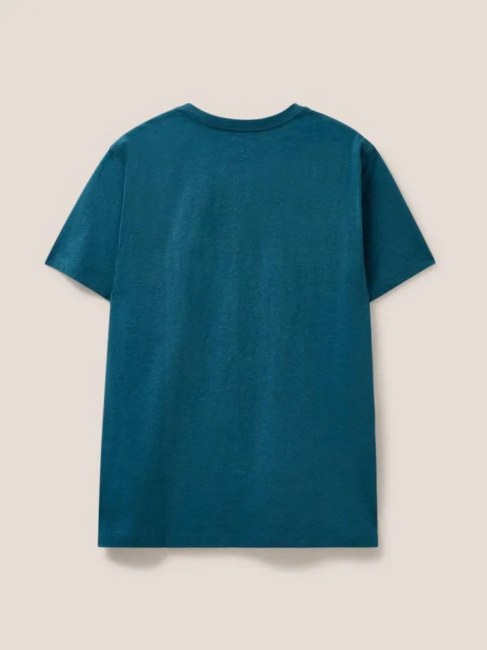 White Stuff TSHIRTS Pattern Fish Graphic Tshirt Mid Teal 8211 Men White Stuff TSHIRTS Pattern Fish Graphic Tshirt Mid Teal 8211 Men