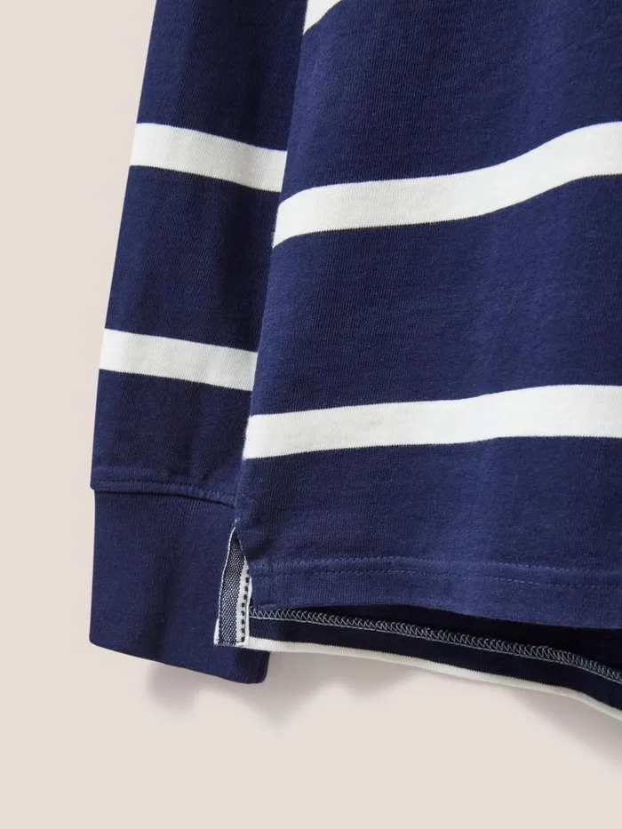 White Stuff TSHIRTS Raven Striped Rugby Dark Navy 8211 Men White Stuff TSHIRTS Raven Striped Rugby Dark Navy 8211 Men