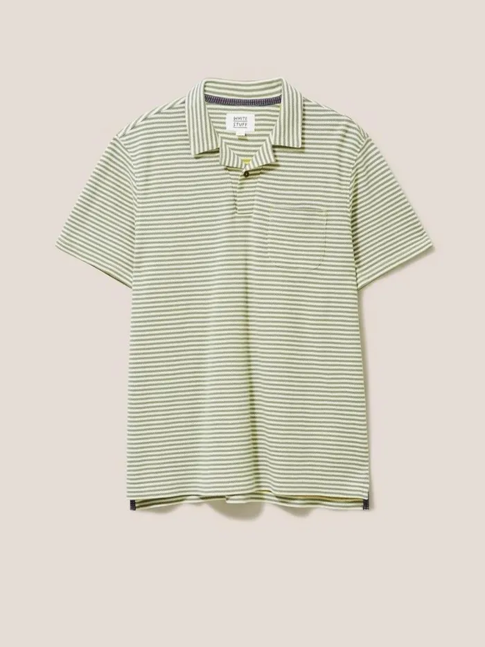 White Stuff TSHIRTS Revere Stripe Polo Mint Green 8211 Men White Stuff TSHIRTS Revere Stripe Polo Mint Green 8211 Men