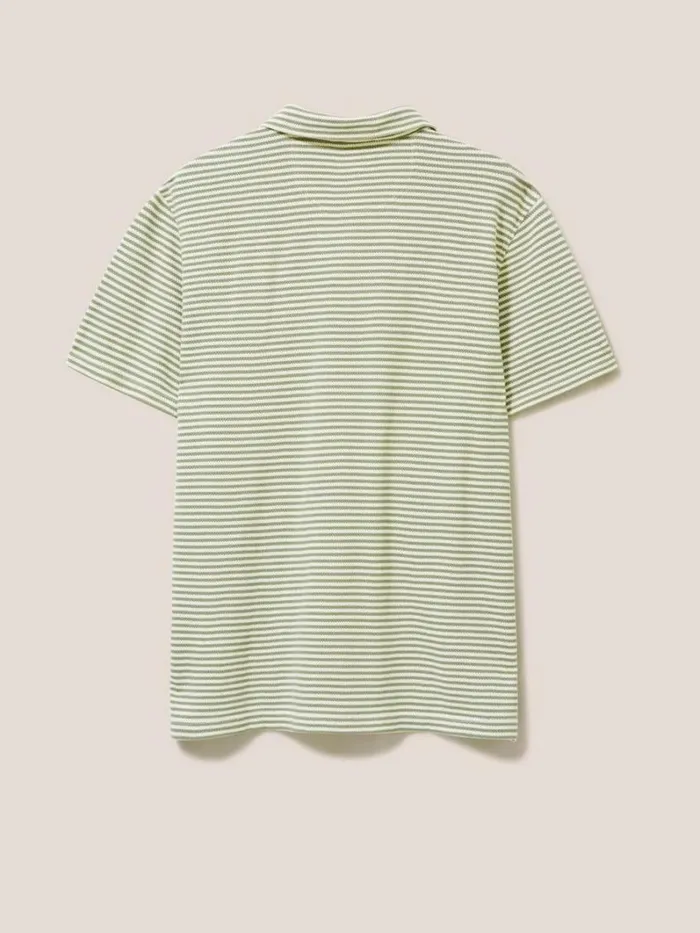 White Stuff TSHIRTS Revere Stripe Polo Mint Green 8211 Men White Stuff TSHIRTS Revere Stripe Polo Mint Green 8211 Men
