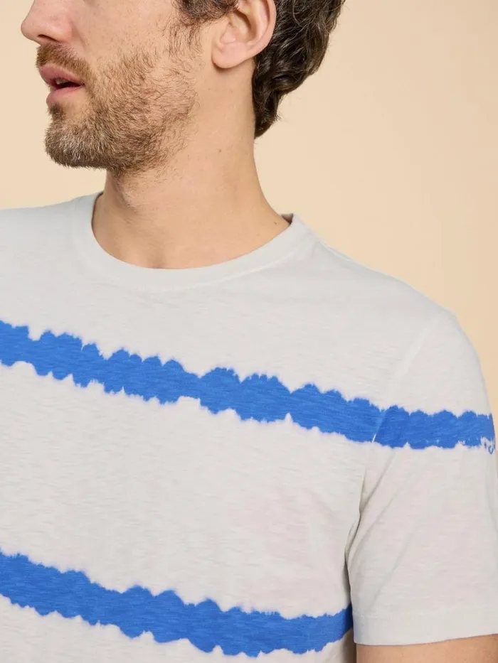 White Stuff TSHIRTS Tie Dye Tee White Multi 8211 Men