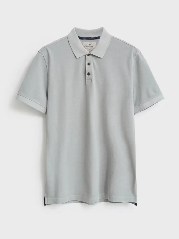 White Stuff TSHIRTS Utility Polo Light Grey 8211 Men White Stuff TSHIRTS Utility Polo Light Grey 8211 Men
