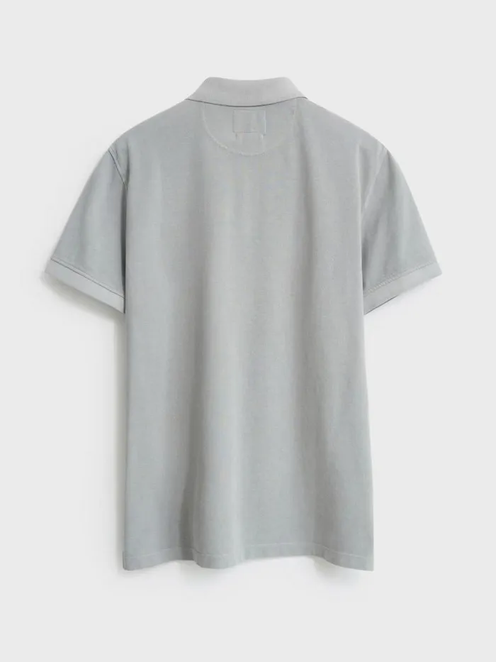 White Stuff TSHIRTS Utility Polo Light Grey 8211 Men White Stuff TSHIRTS Utility Polo Light Grey 8211 Men