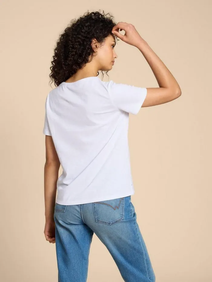White Stuff TOPS and TEES ABBIE TEE Brilliant White 8211 Women White Stuff TOPS and TEES ABBIE TEE Brilliant White 8211 Women