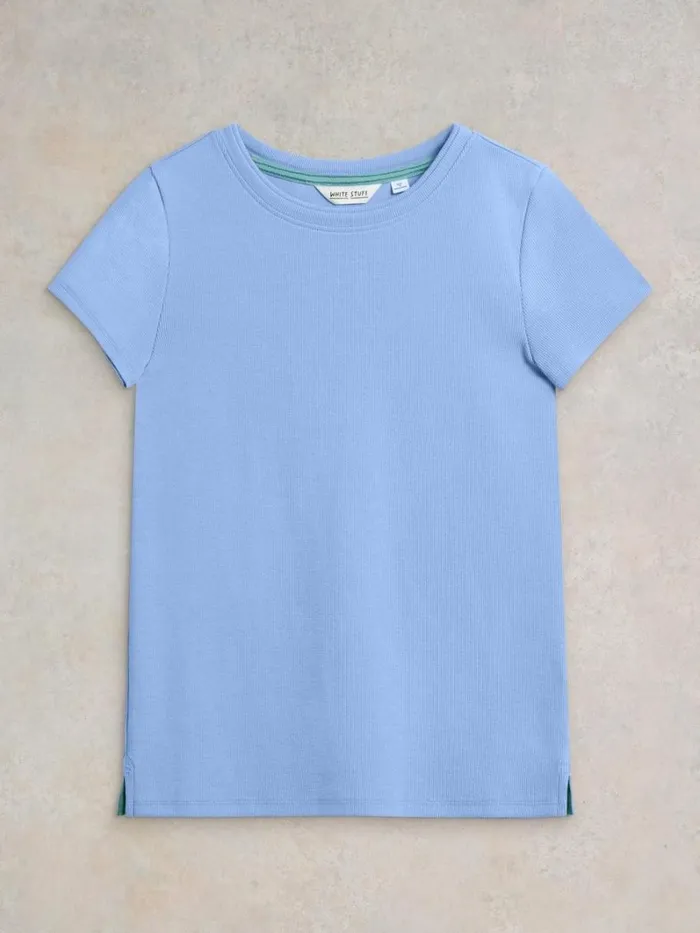 White Stuff TOPS and TEES AIDA TEE Mid Blue 8211 Women White Stuff TOPS and TEES AIDA TEE Mid Blue 8211 Women