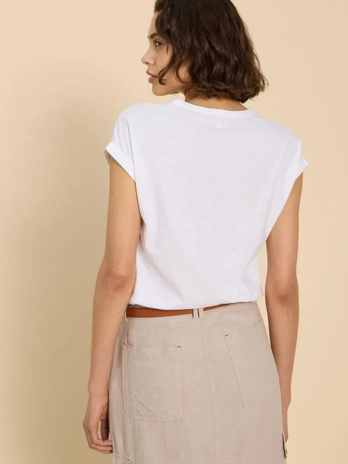 White Stuff TOPS and TEES BETH JERSEY SHIRT Brilliant White 8211 Women White Stuff TOPS and TEES BETH JERSEY SHIRT Brilliant White 8211 Women