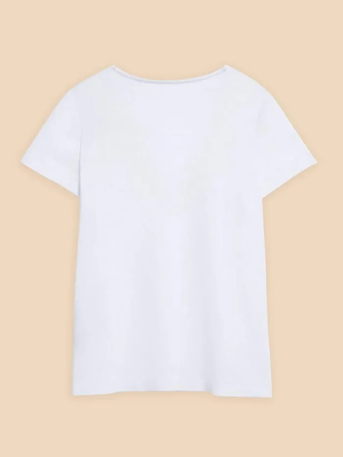 White Stuff TOPS and TEES Ellie Linen Blend Lace Tee Brilliant White 8211 Women White Stuff TOPS and TEES Ellie Linen Blend Lace Tee Brilliant White 8211 Women