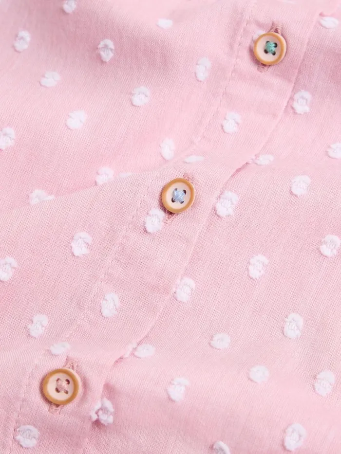 White Stuff TOPS and TEES Ellie Organic Cotton Shirt Pink Multi 8211 Women White Stuff TOPS and TEES Ellie Organic Cotton Shirt Pink Multi 8211 Women