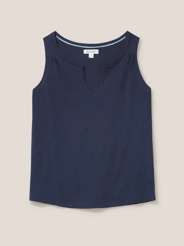 White Stuff TOPS and TEES Laila Notch Neck Vest French Navy 8211 Women White Stuff TOPS and TEES Laila Notch Neck Vest French Navy 8211 Women