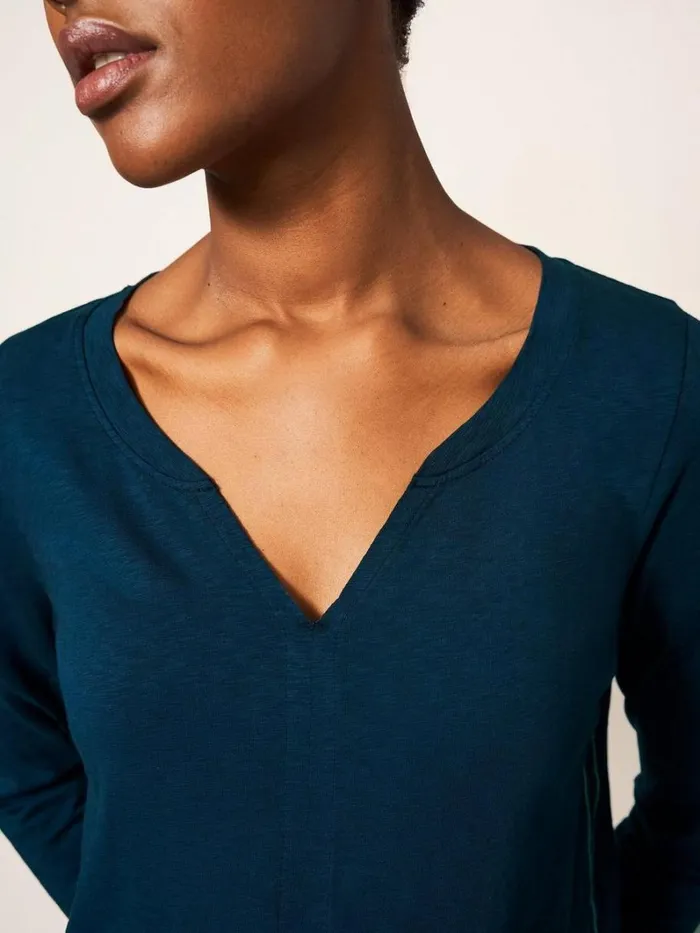 White Stuff TOPS and TEES Nelly LS Tee Dark Navy 8211 Women White Stuff TOPS and TEES Nelly LS Tee Dark Navy 8211 Women