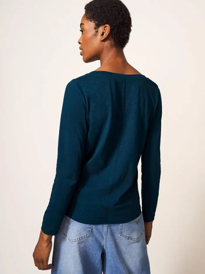 White Stuff TOPS and TEES Nelly LS Tee Dark Navy 8211 Women White Stuff TOPS and TEES Nelly LS Tee Dark Navy 8211 Women