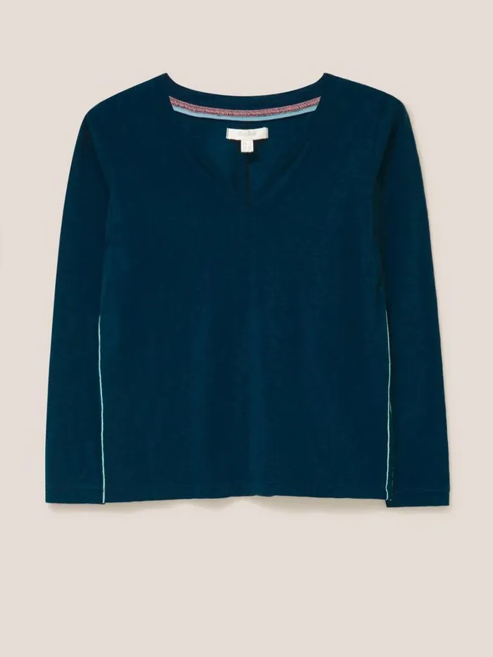 White Stuff TOPS and TEES Nelly LS Tee Dark Navy 8211 Women White Stuff TOPS and TEES Nelly LS Tee Dark Navy 8211 Women