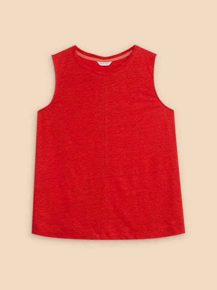 White Stuff TOPS and TEES RYLEE LINEN VEST Bright Red 8211 Women White Stuff TOPS and TEES RYLEE LINEN VEST Bright Red 8211 Women