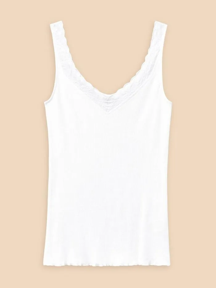 White Stuff TOPS and TEES SEABREEZE VEST V NECK Brilliant White 8211 Women White Stuff TOPS and TEES SEABREEZE VEST V NECK Brilliant White 8211 Women