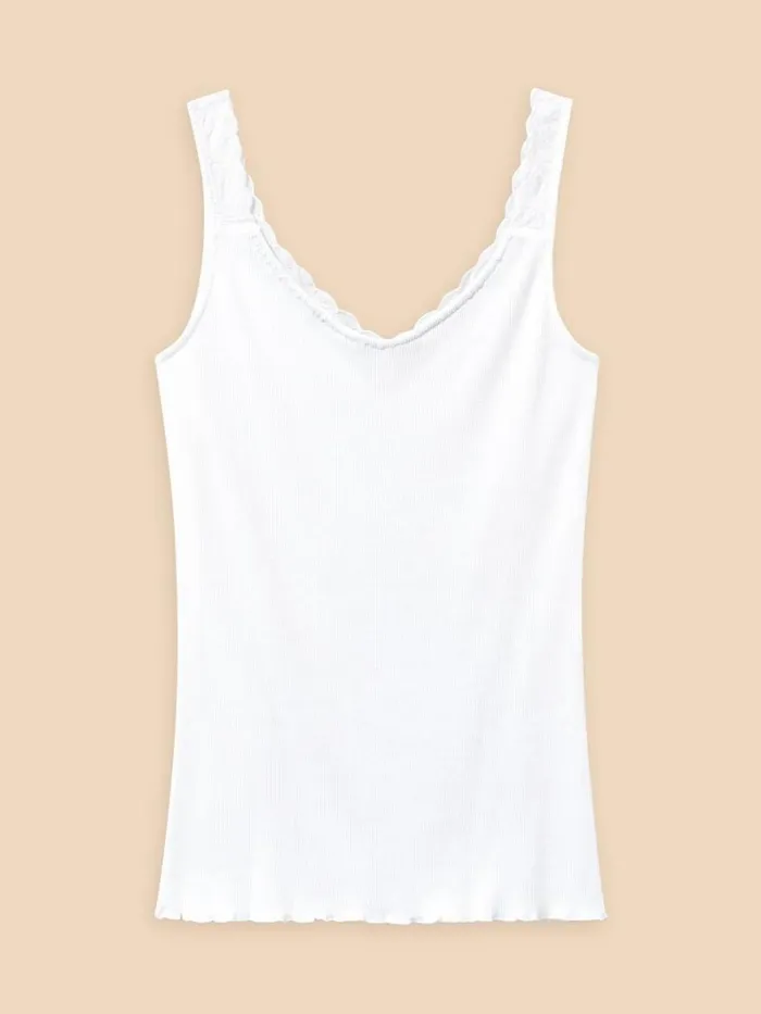 White Stuff TOPS and TEES SEABREEZE VEST V NECK Brilliant White 8211 Women White Stuff TOPS and TEES SEABREEZE VEST V NECK Brilliant White 8211 Women