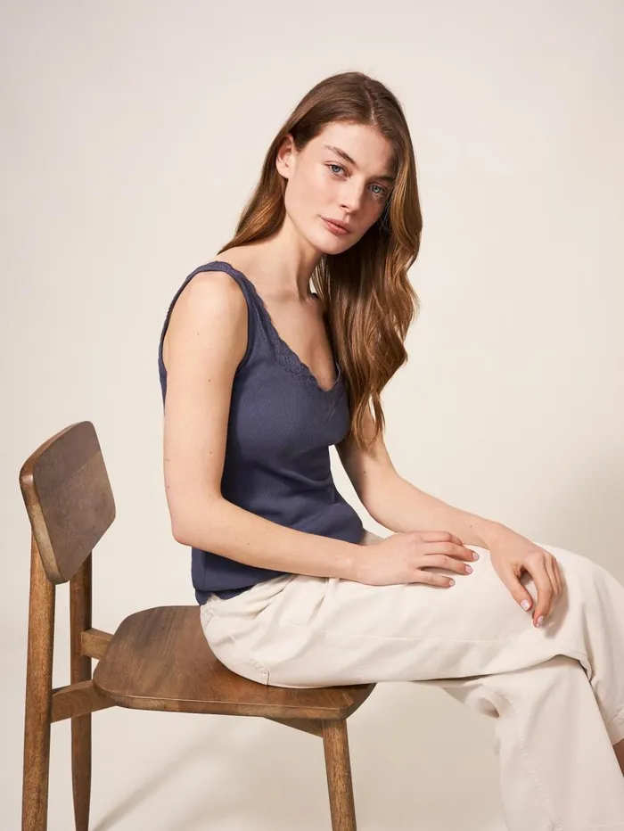 White Stuff TOPS and TEES SEABREEZE VEST V NECK Dusty Purple 8211 Women White Stuff TOPS and TEES SEABREEZE VEST V NECK Dusty Purple 8211 Women