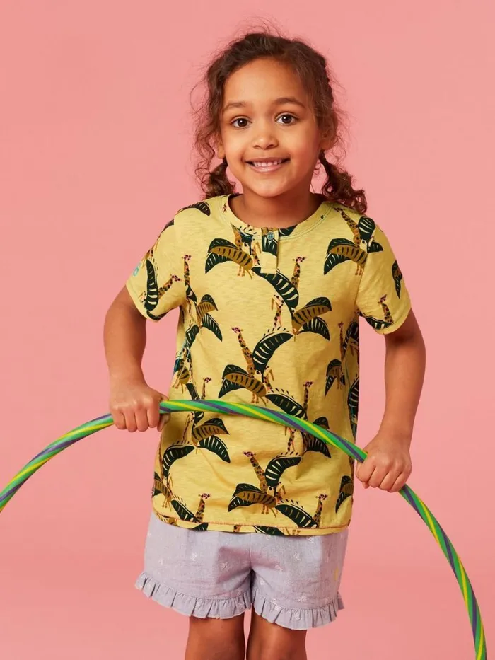 White Stuff TOPS Casey Printed SS T Shirt Yellow Multi 8211 Kids White Stuff TOPS Casey Printed SS T Shirt Yellow Multi 8211 Kids
