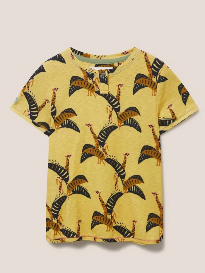 White Stuff TOPS Casey Printed SS T Shirt Yellow Multi 8211 Kids White Stuff TOPS Casey Printed SS T Shirt Yellow Multi 8211 Kids