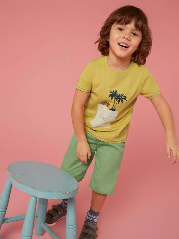 White Stuff TOPS Escape Graphic T Shirt Yellow Print 8211 Kids White Stuff TOPS Escape Graphic T Shirt Yellow Print 8211 Kids