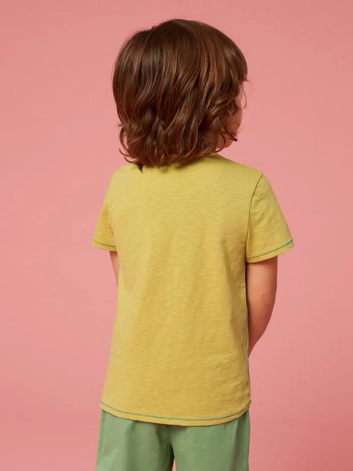 White Stuff TOPS Escape Graphic T Shirt Yellow Print 8211 Kids White Stuff TOPS Escape Graphic T Shirt Yellow Print 8211 Kids