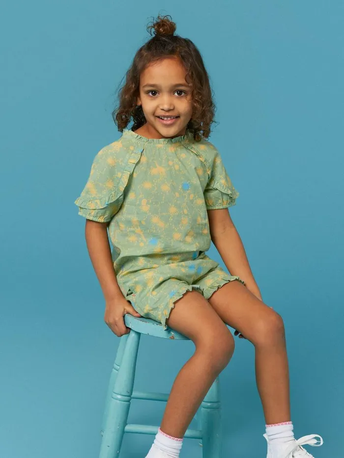 White Stuff TOPS Printed Woven Top Green Multi 8211 Kids White Stuff TOPS Printed Woven Top Green Multi 8211 Kids