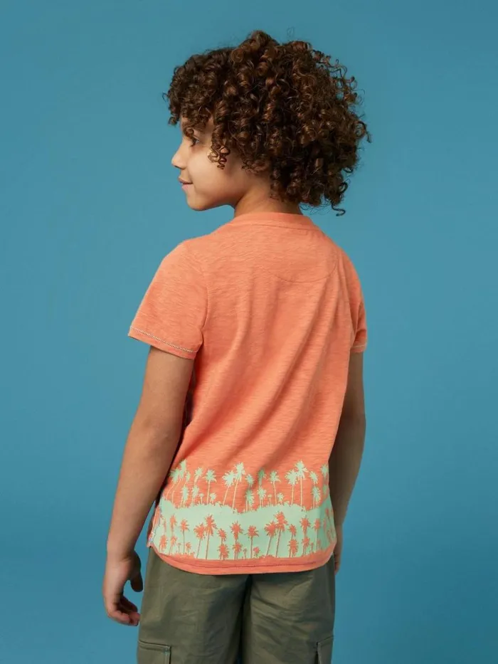 White Stuff TOPS Sunset Graphic T Shirt Dark Coral 8211 Kids White Stuff TOPS Sunset Graphic T Shirt Dark Coral 8211 Kids