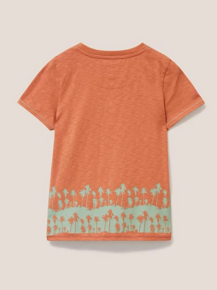 White Stuff TOPS Sunset Graphic T Shirt Dark Coral 8211 Kids White Stuff TOPS Sunset Graphic T Shirt Dark Coral 8211 Kids