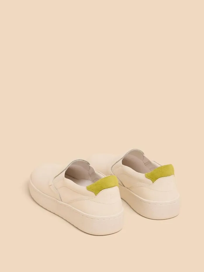 White Stuff TRAINERS Primrose Leather Slip On Brilliant White 8211 Women White Stuff TRAINERS Primrose Leather Slip On Brilliant White 8211 Women
